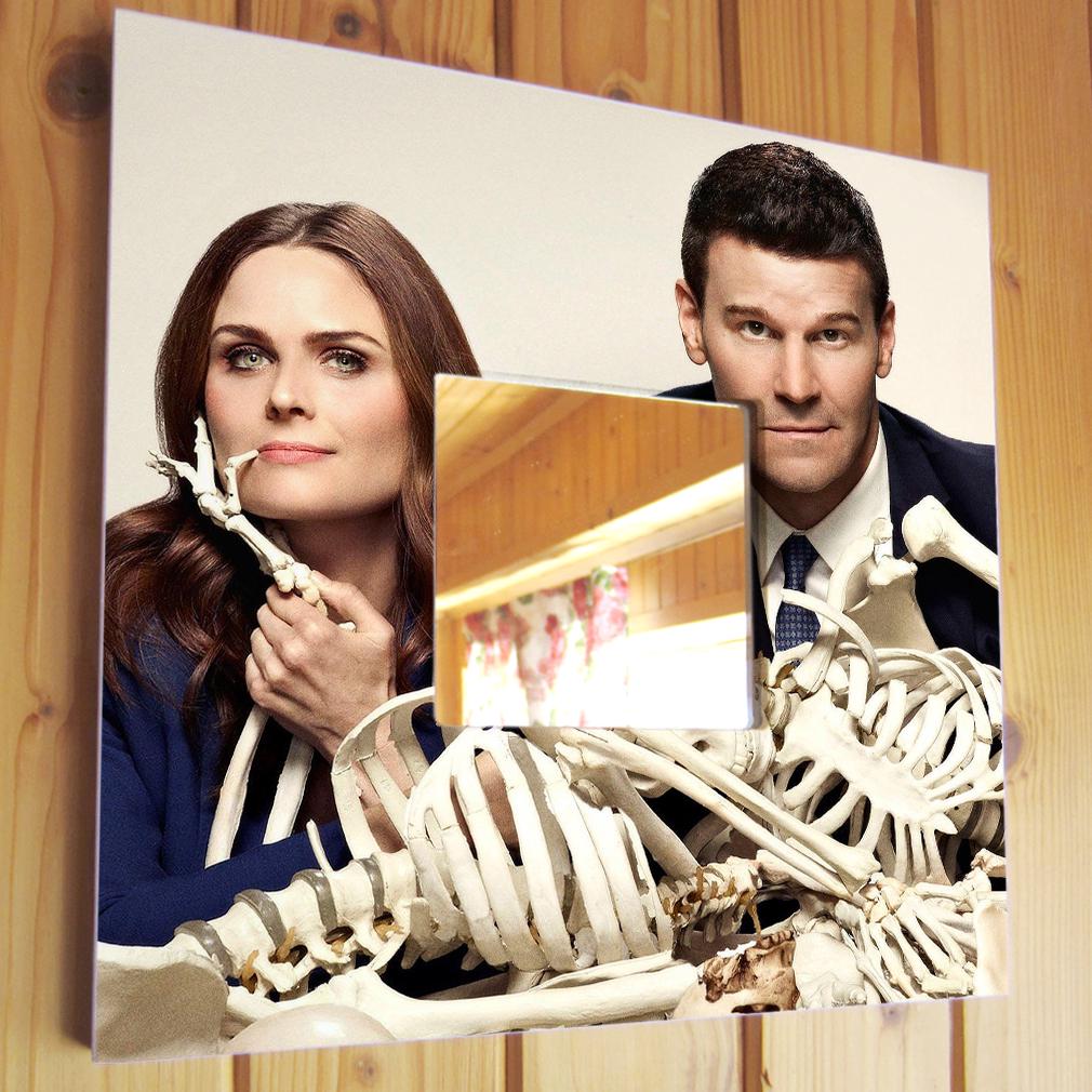 Зеркало декоративное Сериал "Bones" 260х260 мм (M04391)