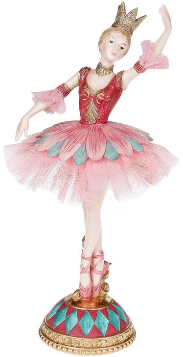 Декоративна статуетка Балерина 23 см Бордо/Бірюза (BD-838-230)