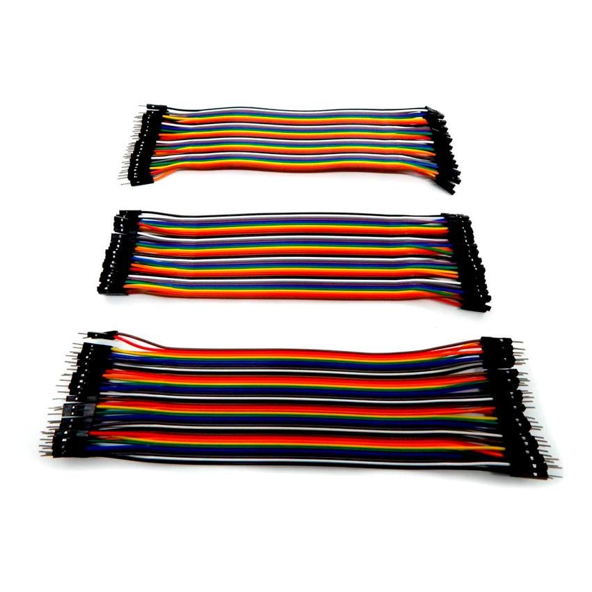 Набір проводів з'єднувальних 120 шт 20 см для Arduino