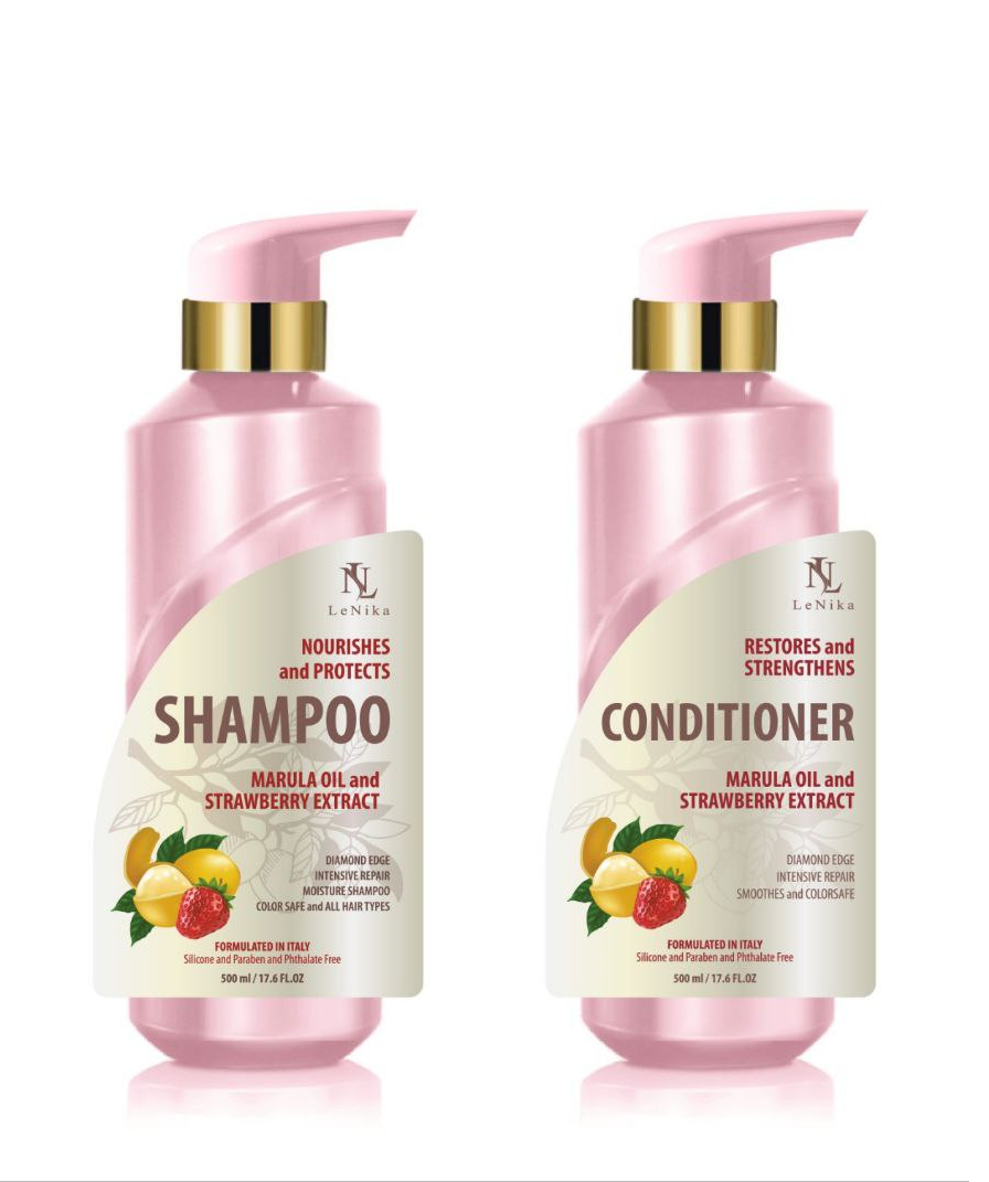 Набор Шампунь и кондиционер LeNika с маслом марулы