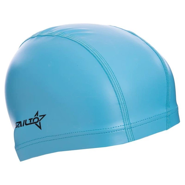 Шапочка для плавания SAILTO PL-5570 текстильная с покрытием PU для взрослых Голубой Шапочка для плавания SAILTO PL-5570 текстильная с покрытием PU для взрослых Голубой