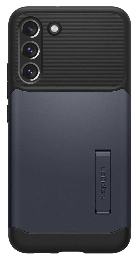 Чехол противоударный с подставкой Spigen Slim Armor ACS03978 для Samsung Galaxy S22 Plus (6.6") Slate