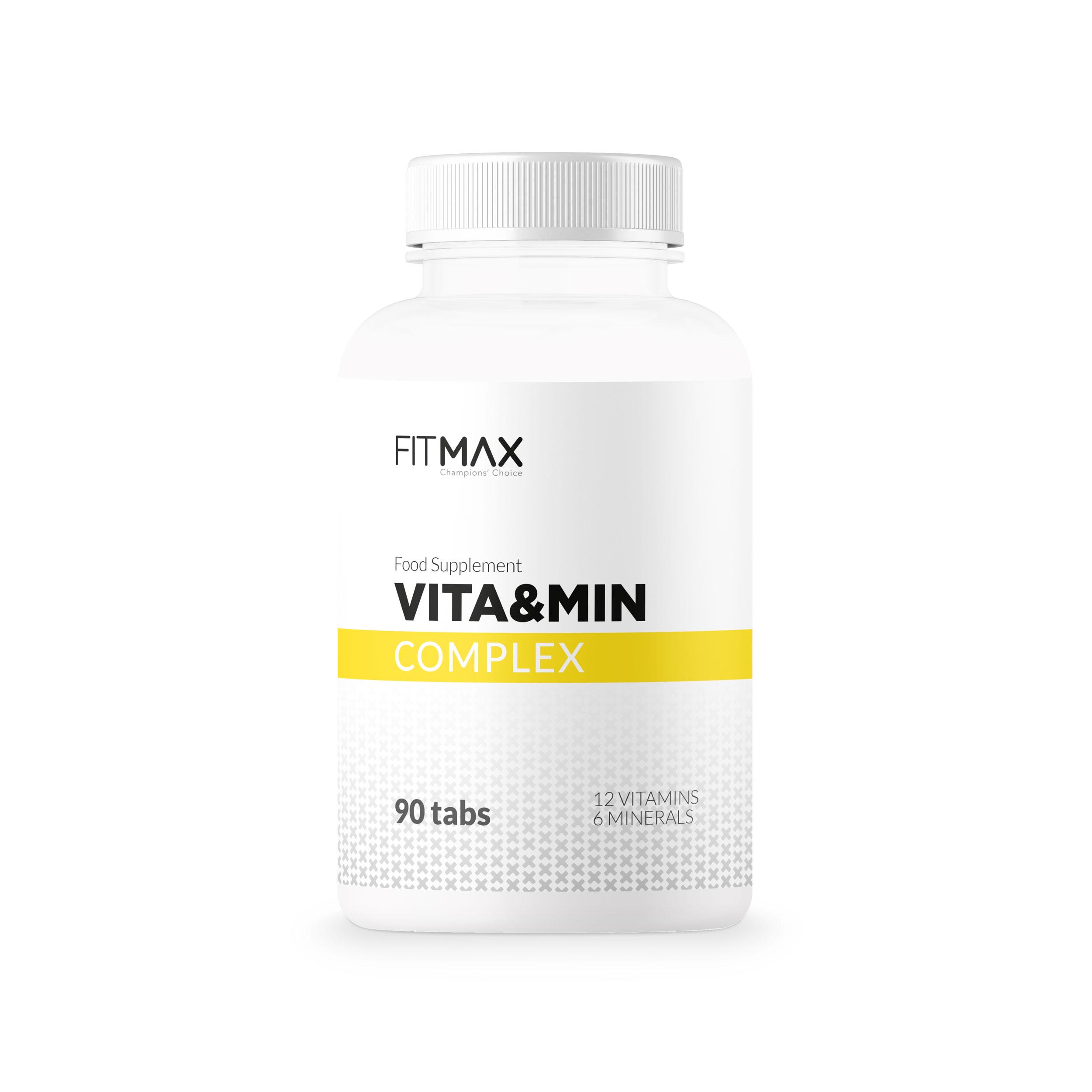 Комплекс вітамінно-мінеральний Fit Max Vit&Min Complex 90 таблеток