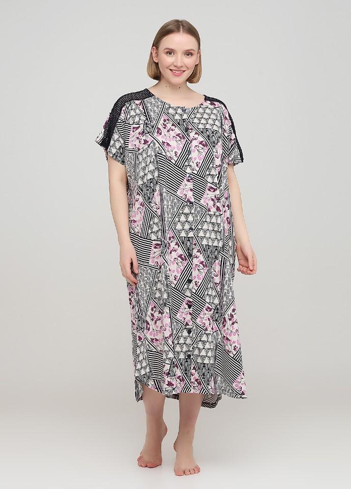 Халат Romeo Life 8XL Рябой (7146-02)