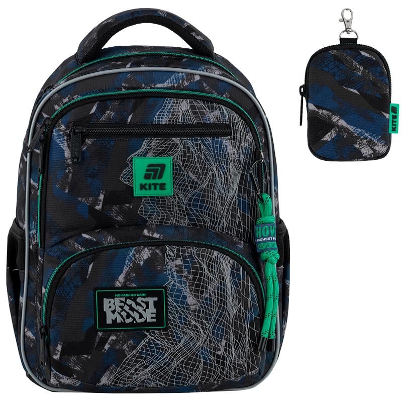 Шкільний рюкзак KITE Education K25-773M-3 Beast Mode з ортопедичною спинкою (995291)