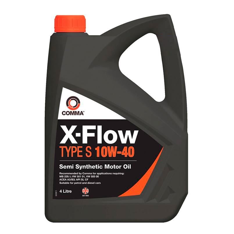 Моторное масло Comma X-flow Type S 10W-40 4 л