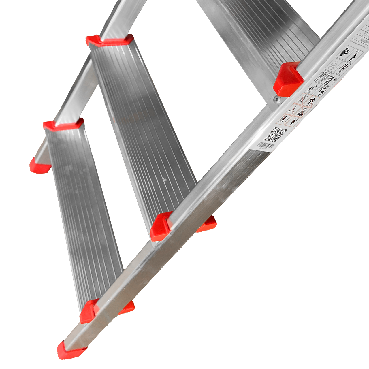 Лестница алюминиевая SCALA.TOP 6 ступеней QUICKSTEP+ (98-2106) - фото 2 Лестница алюминиевая SCALA.TOP 6 ступеней QUICKSTEP+ (98-2106) - фото 2