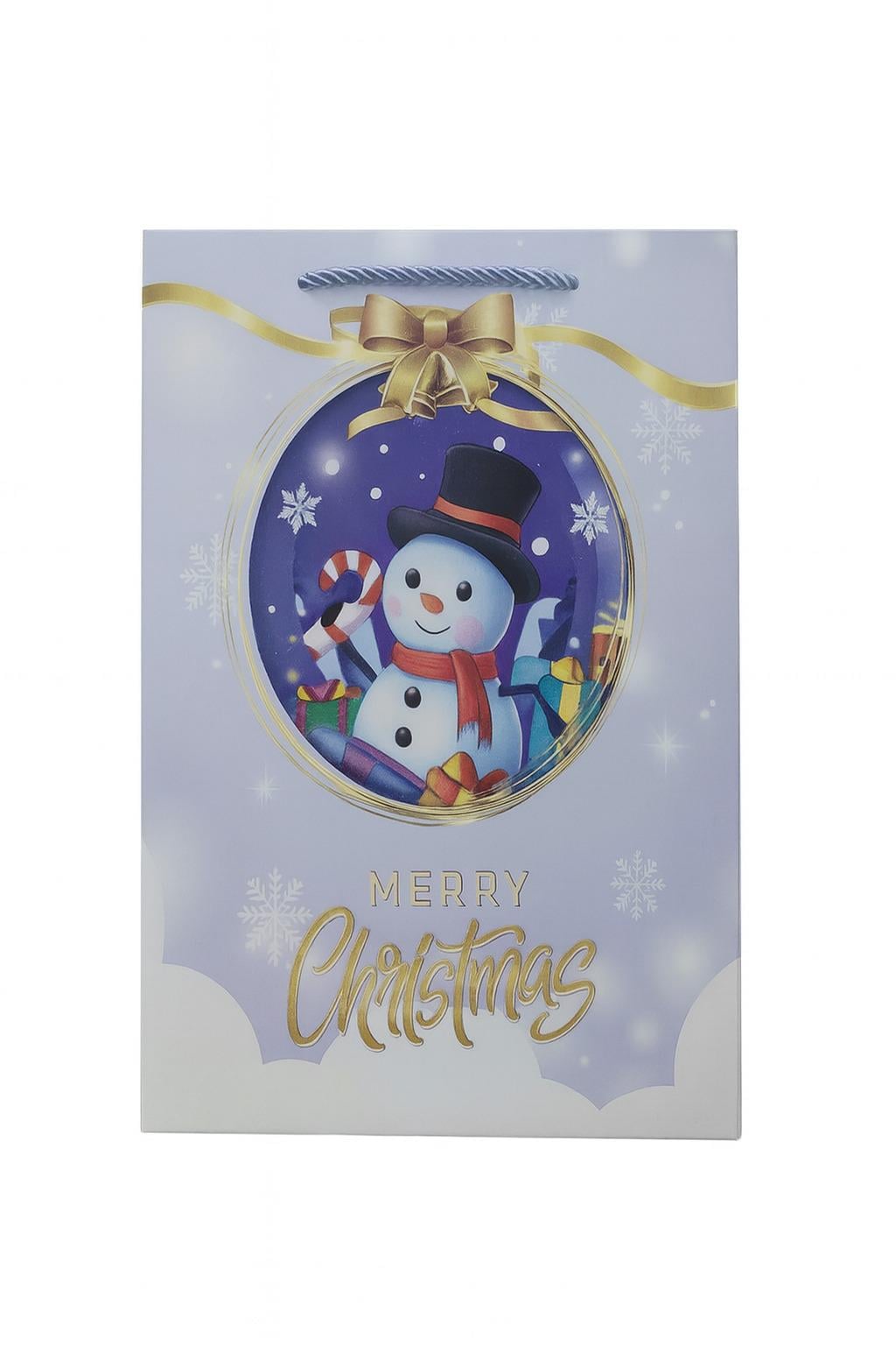 Пакет новогодний бумажный R98313-S Christmas S 18х23х10 см