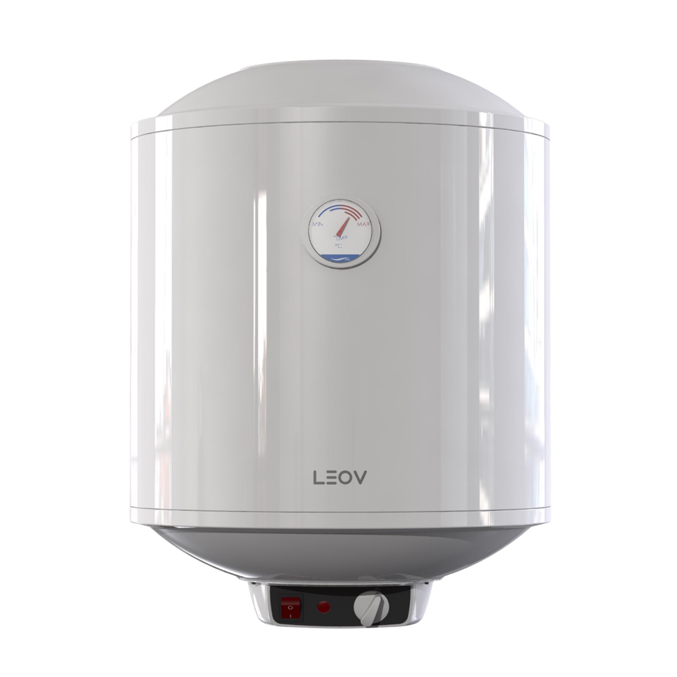 Бойлер електричний Leov EL 50 l вертикальний мокрий 1,5 кВт 50 л (000019703)