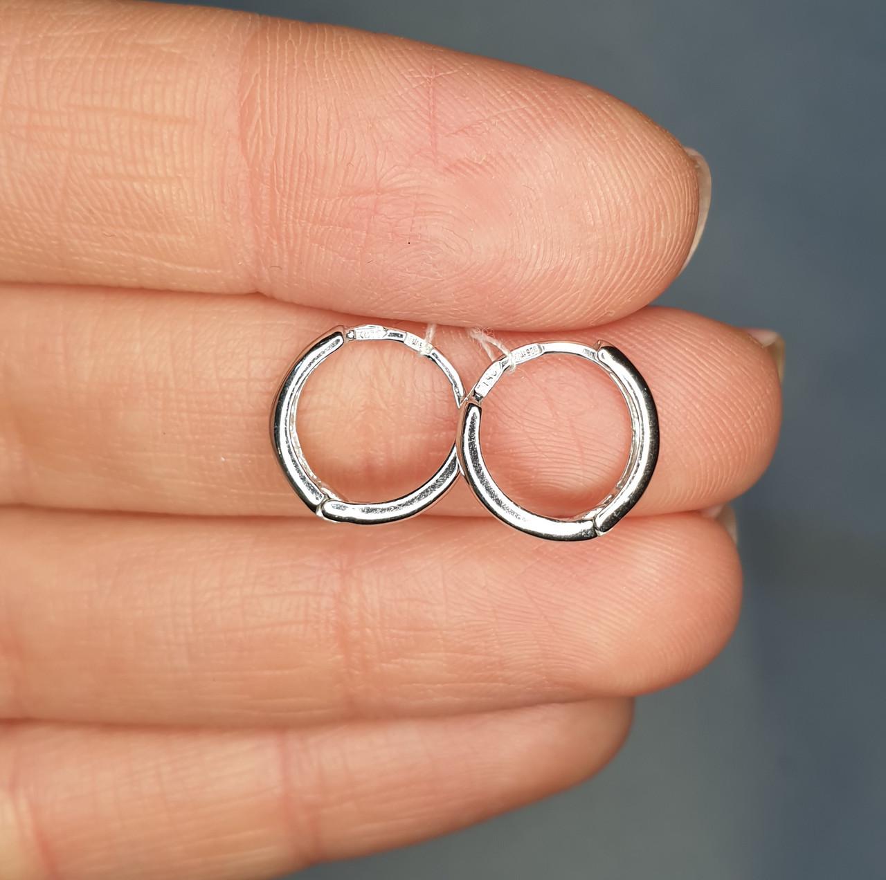Серьги серебряные Кольца 0,8 г (1353741422)