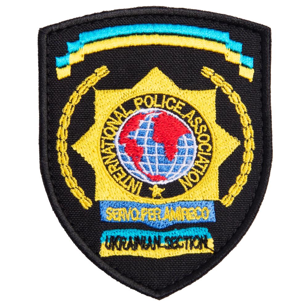 Шеврон на липучці ''International Police Association'' 7х9 см (22514) Шеврон на липучці ''International Police Association'' 7х9 см (22514)