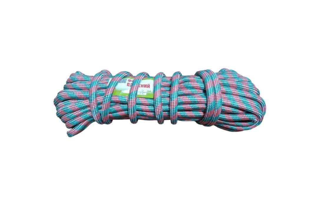 Фал кольоровий поліпропіленовий плетений 20 м x 14 мм (2396529051) - фото 1
