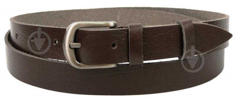 Ремень женский кожаный Skipper 2,5 см Коричневый (1362-25)
