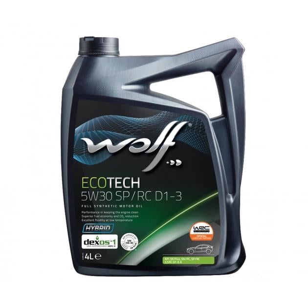 Моторна олива WOLF EcoTech SP/RC D1-3 SP GF-6A 5W-30 4 л (1049901)