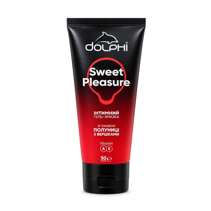 Лубрикант Dolphi Sweet Pleasure со вкусом клубники 50 мл (000006607)