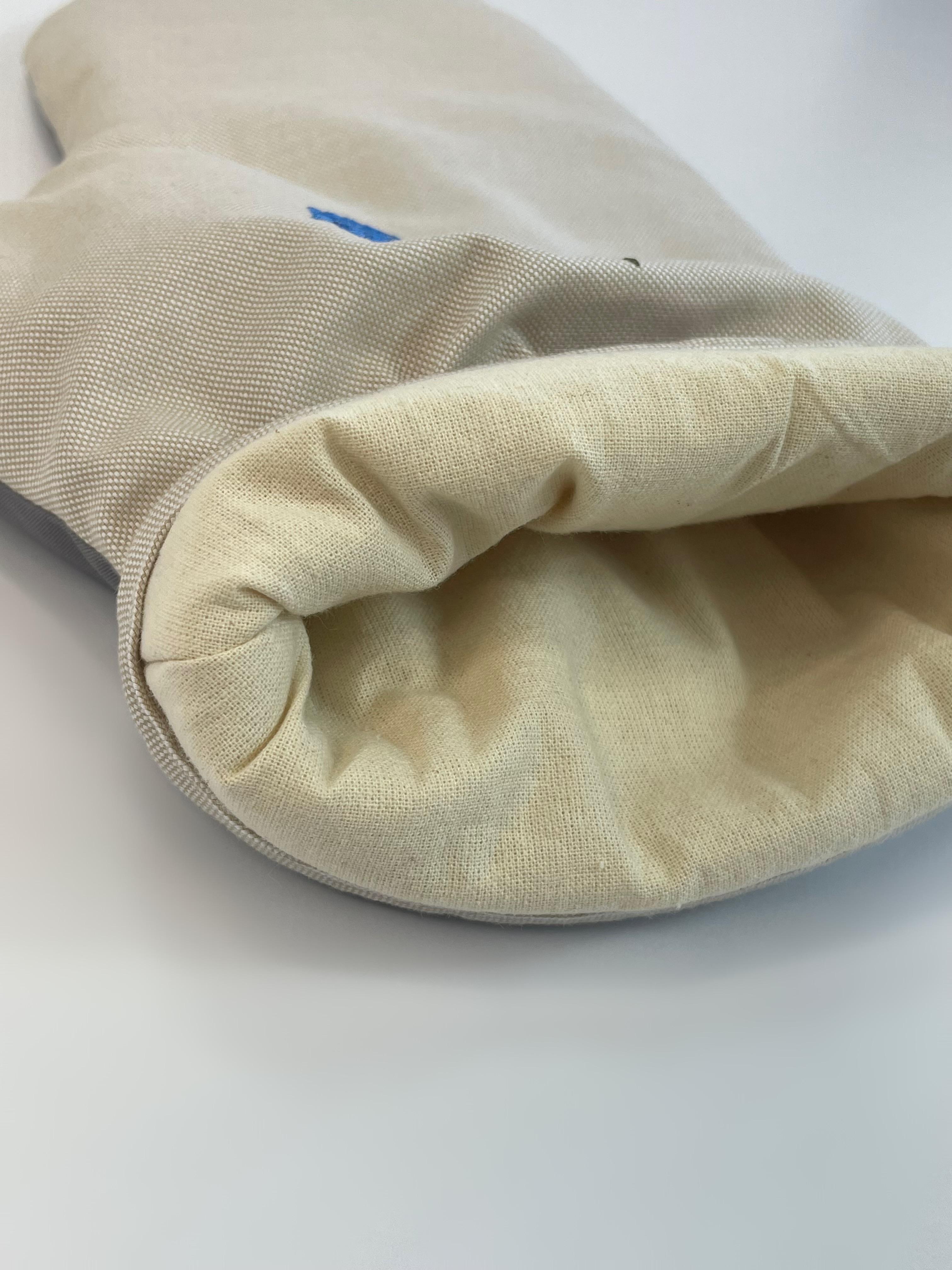 Набор перчатка с прихваткой с вышивкой Голубая гортензия (29841097) - фото 5 Набор перчатка с прихваткой с вышивкой Голубая гортензия (29841097) - фото 5