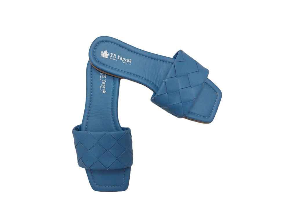 Шльопанці Yaprak shoes 003 екошкіра р. 41 Блакитний (938099)