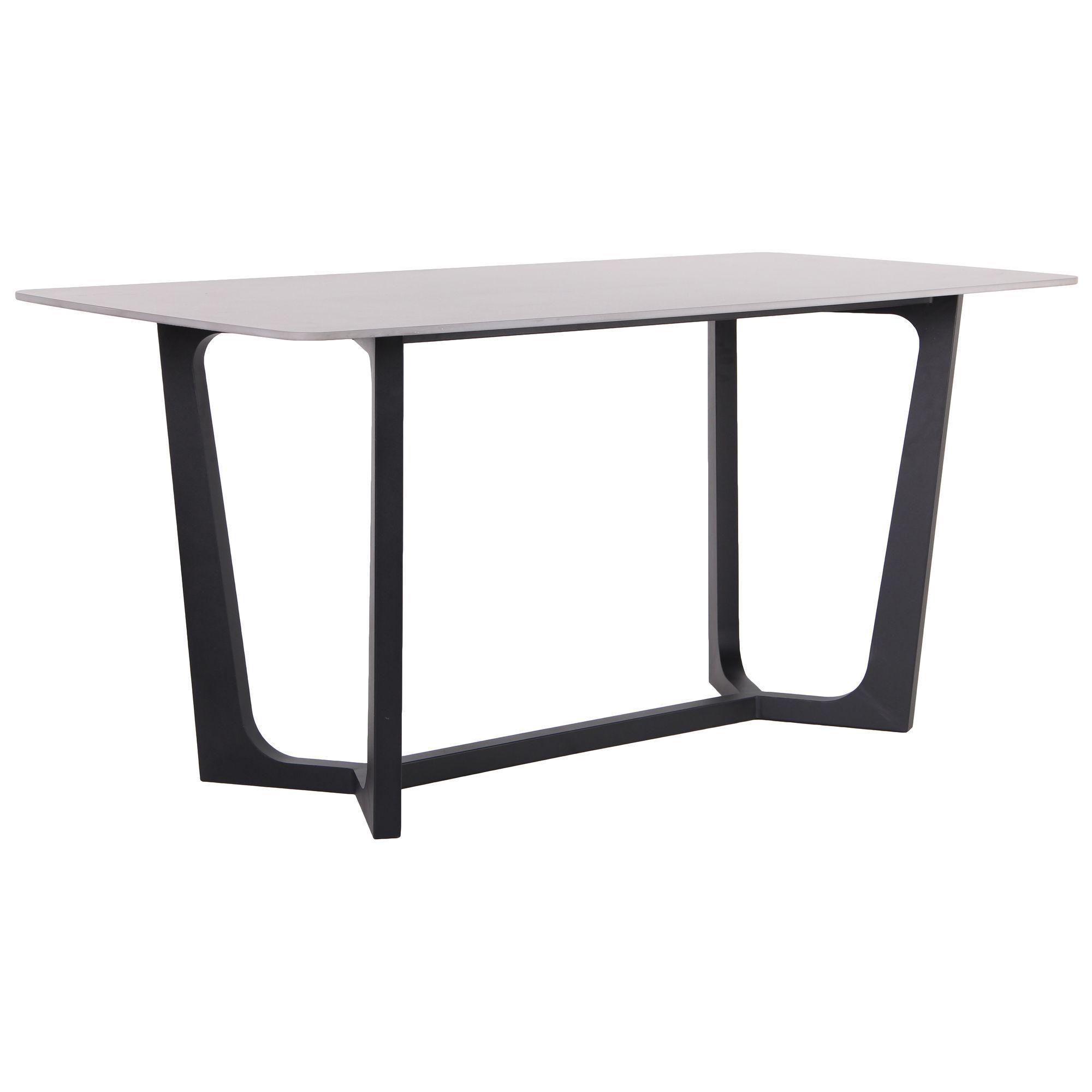 Стол обеденный AMF Holding Blakeьceramics Lazio 730х1600х800 Черный/Серый