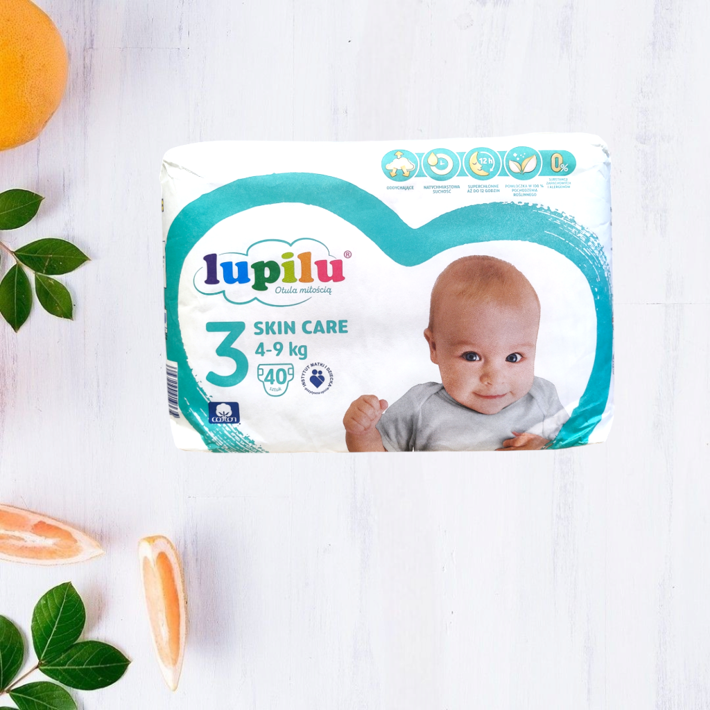 Підгузки Lupilu Skin Care 3 4-9 кг 40 шт.