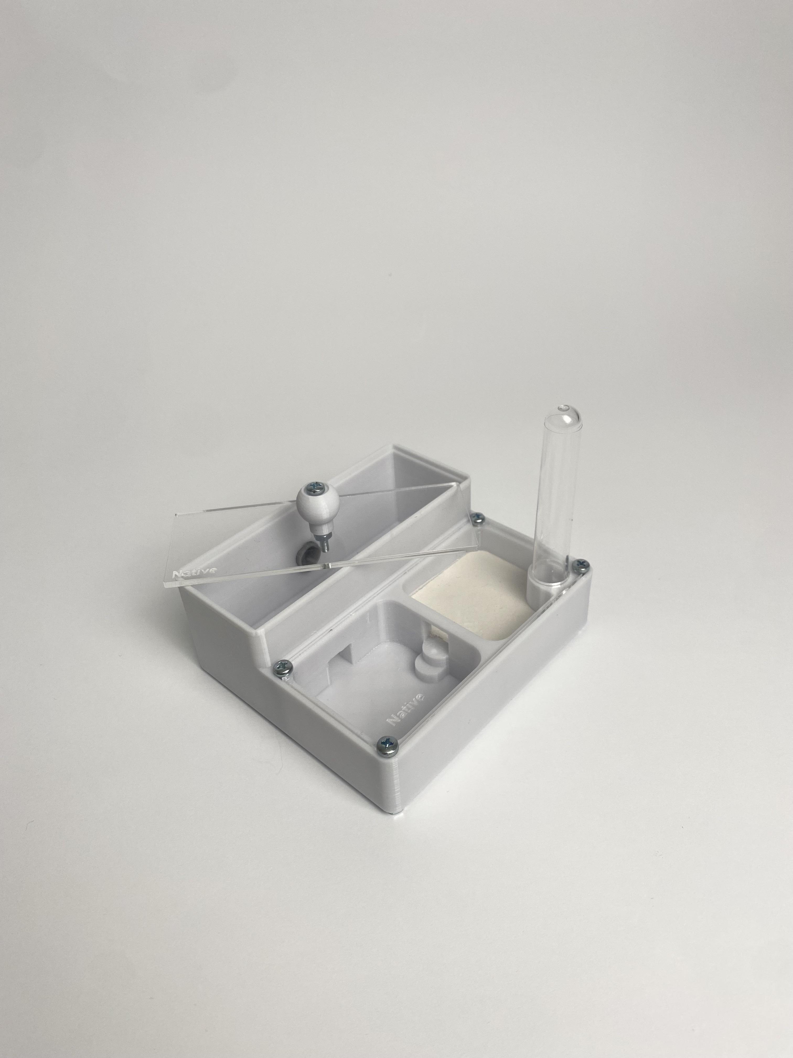 Муравьиная ферма с ареной "Старт" Гипсовое увлажнение Белый (2679694193)