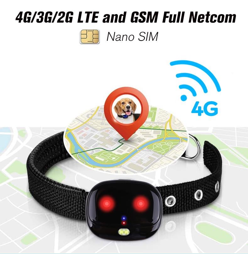 GPS маячок для собак Tracker V43 з відстеженням 2G/4G Чорний - фото 6