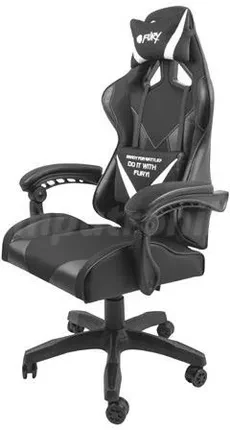 Компьютерное кресло геймерское Fury Avenger L Black-White (NFF-1711)