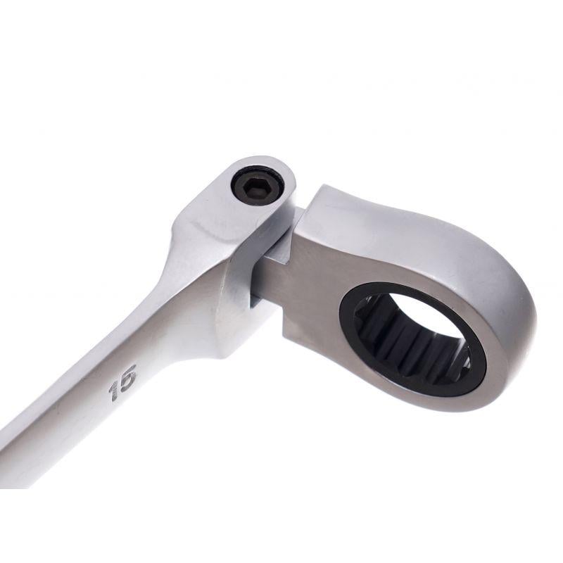 Набір ключів ріжкових накидних з тріскачкою Kraft&Dele KD11304 8-19 мм 12 шт. - фото 6 Набір ключів ріжкових накидних з тріскачкою Kraft&Dele KD11304 8-19 мм 12 шт. - фото 6