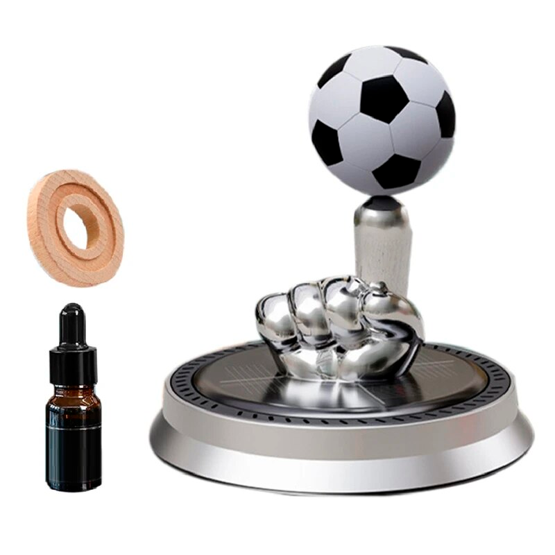 Ароматизатор для авто Футбол Свежесть на солнечных батареях (1985469321)