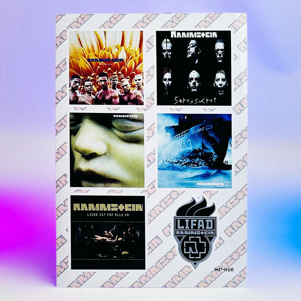 Стикер-пак Rammstein Album Covers SP-016 (00000000714)