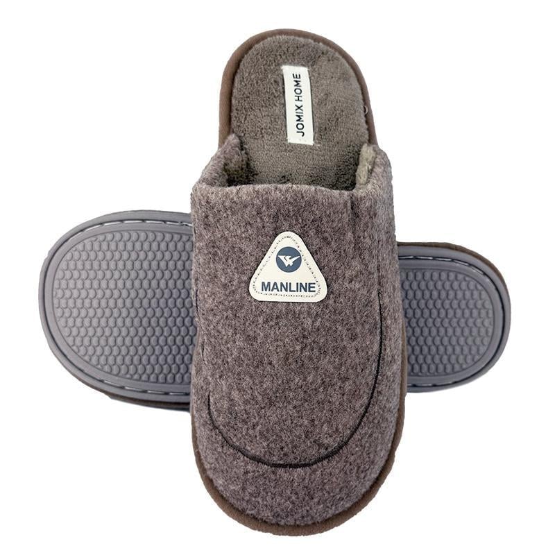 Комнатные мужские тапочки 10253-2 p. 41 26,5 см Бежевый