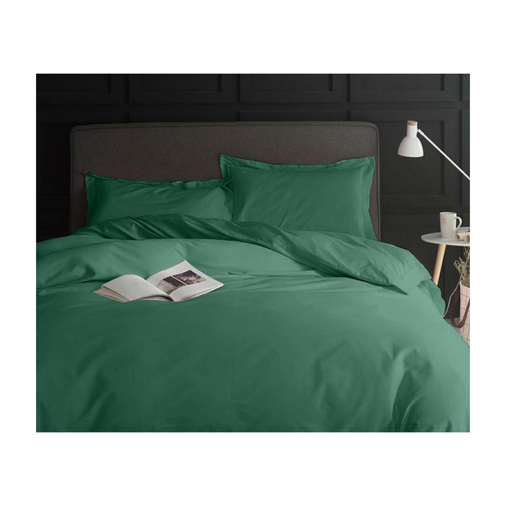 Комплект постельного белья MirSon 0844 Сатин 143х210 см Green/Olive (2200002024983)