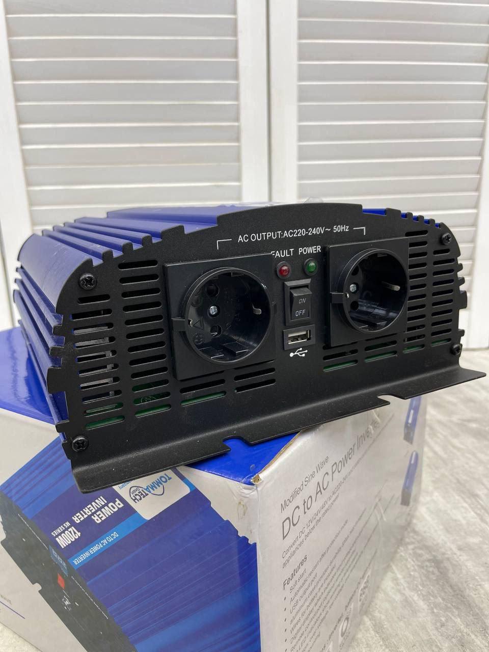 Інвертор TammaTech MS-1500 W 12 V модифікований синус - фото 3 Інвертор TammaTech MS-1500 W 12 V модифікований синус - фото 3