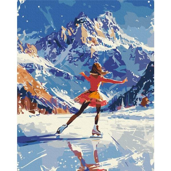 Картина по номерам Танец на льду BrushMe BS54113 холст на подрамнике 40x50 см (2322480026)
