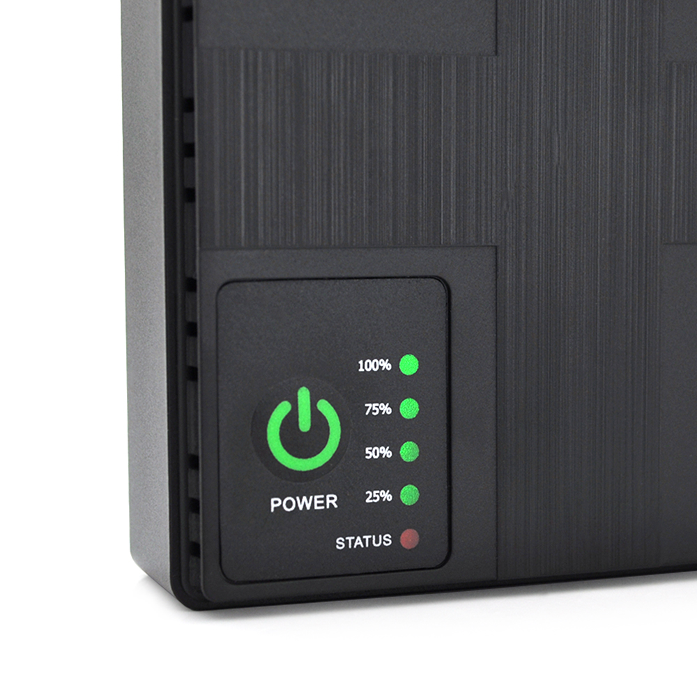 Источник бесперебойного питания UPS-18W DC1018P для роутеров/коммутаторов/PON/POE-430 5//9/12V 1A 10400 Mah Black (YUT_V9683) - фото 3