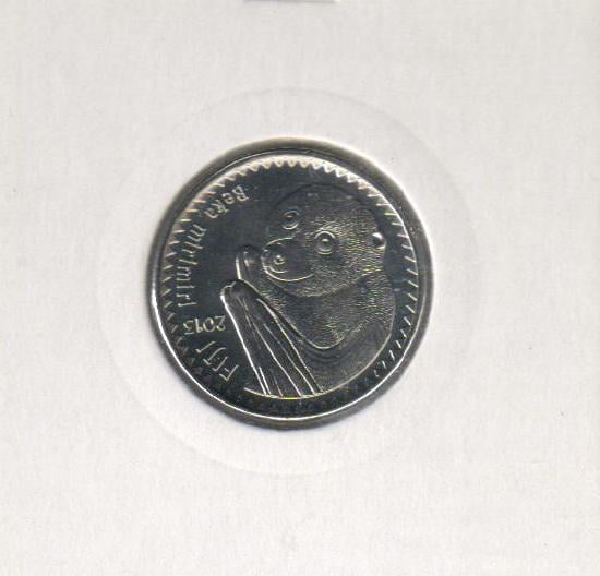 Коллекционная монета Фиджи 10 центов 2013 UNC (KM#333) Коллекционная монета Фиджи 10 центов 2013 UNC (KM#333)