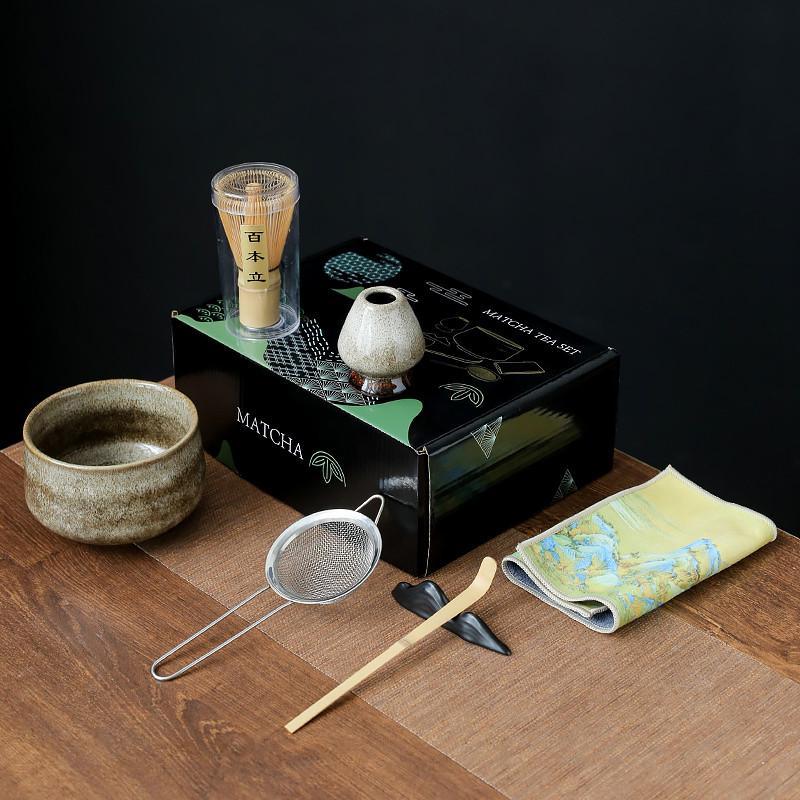 Сервиз для чая-матчи подарочный Mavanto 5424 Японский стиль 7 пр. Gray (2245149670) - фото 2