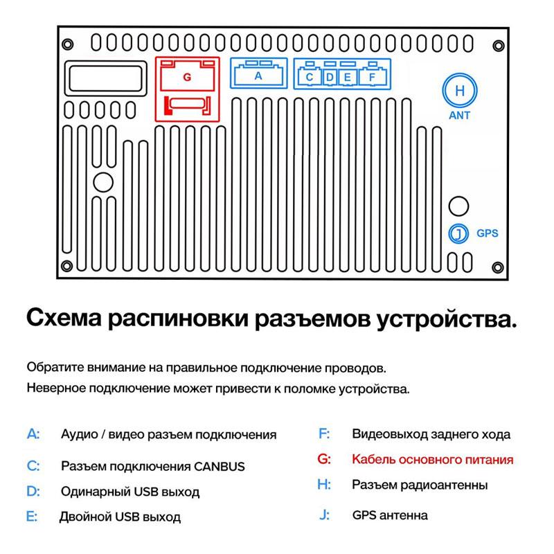 Автомагнитола 2 Din 9 Android Wi Fi - фото 8