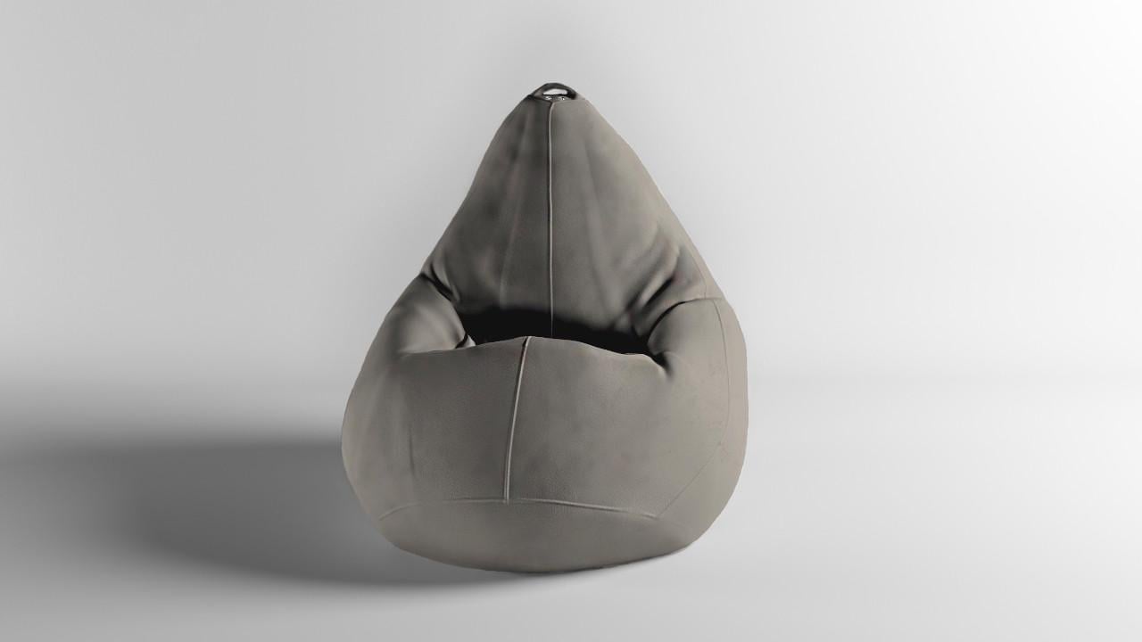 Бескаркасное кресло-мешок SkyPuff MEGA Груша Велюр Allure XXXL 160х120 см Ecru (160138)