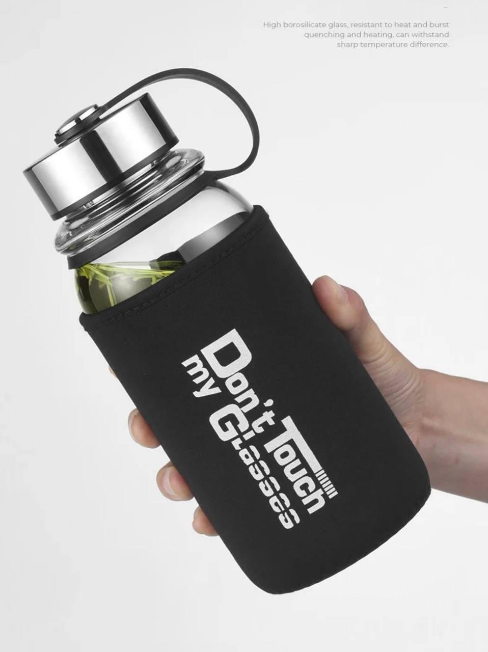 Термос стеклянный в чехле 1000 мл (2416098633) - фото 3 Термос стеклянный в чехле 1000 мл (2416098633) - фото 3