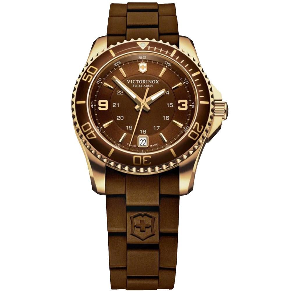 Наручний годинник жіночий Victorinox Swiss Army Maverick Gs кварцевий Gold (V241615)