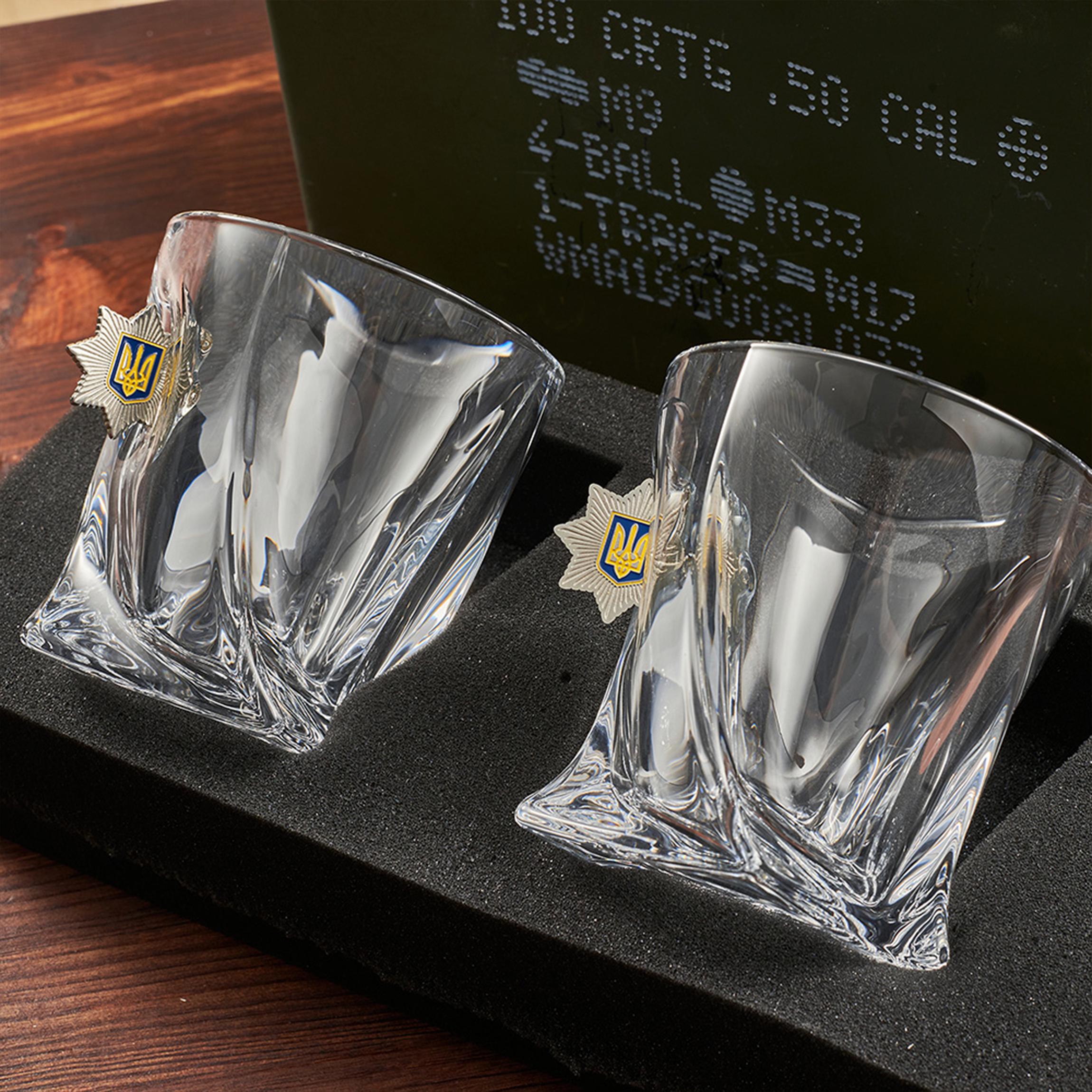 Набор VSKLO БК маленький хрустальные стаканы Полиция (28918627) - фото 2 Набор VSKLO БК маленький хрустальные стаканы Полиция (28918627) - фото 2