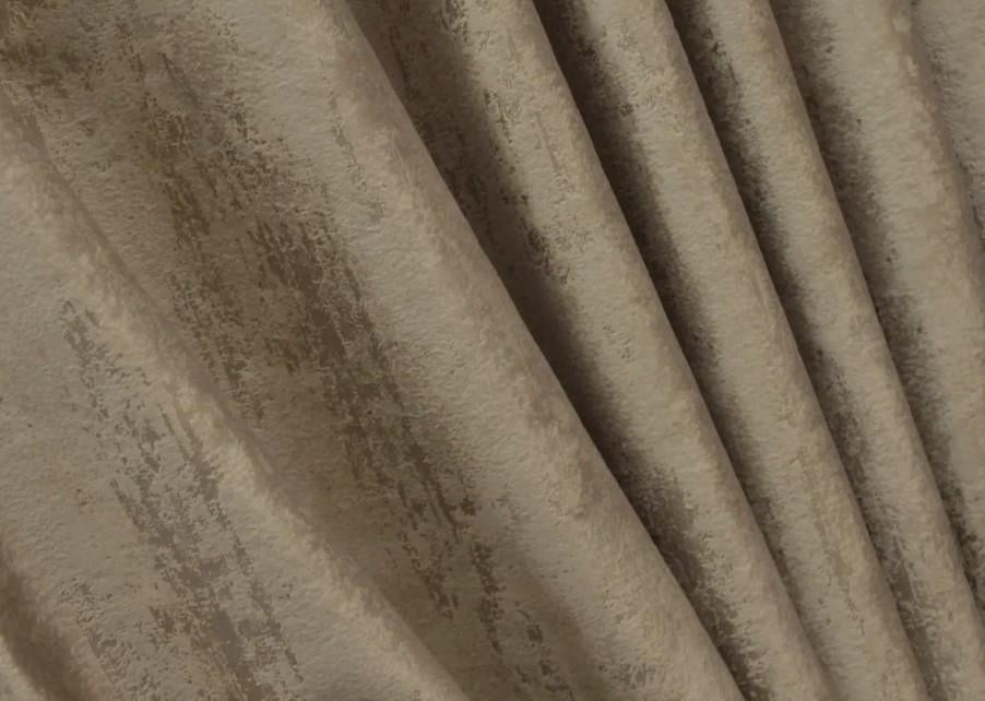 Ткань для штор Афина бархат Темно-бежевый (1542ш)