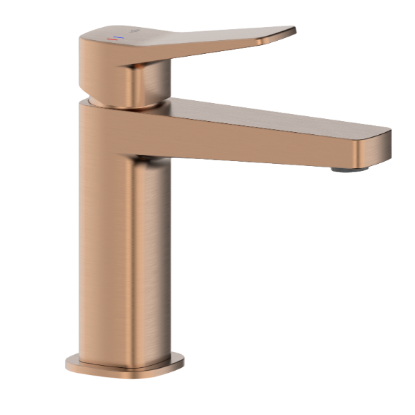 Смеситель для умывальника KFA Armatura Malaga однорычажный и донный клапан Бронза брашированная (4522-815-34)