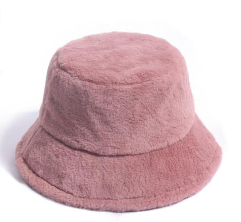 Панама зимняя женская One Size Розовый (2549773119)