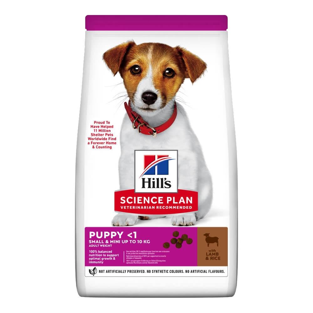 Корм для собак Hill’s Science Plan Puppy Smal&Mini для цуценят малих і мініатюрних порід з ягням і рисом 6 кг Корм для собак Hill’s Science Plan Puppy Smal&Mini для цуценят малих і мініатюрних порід з ягням і рисом 6 кг
