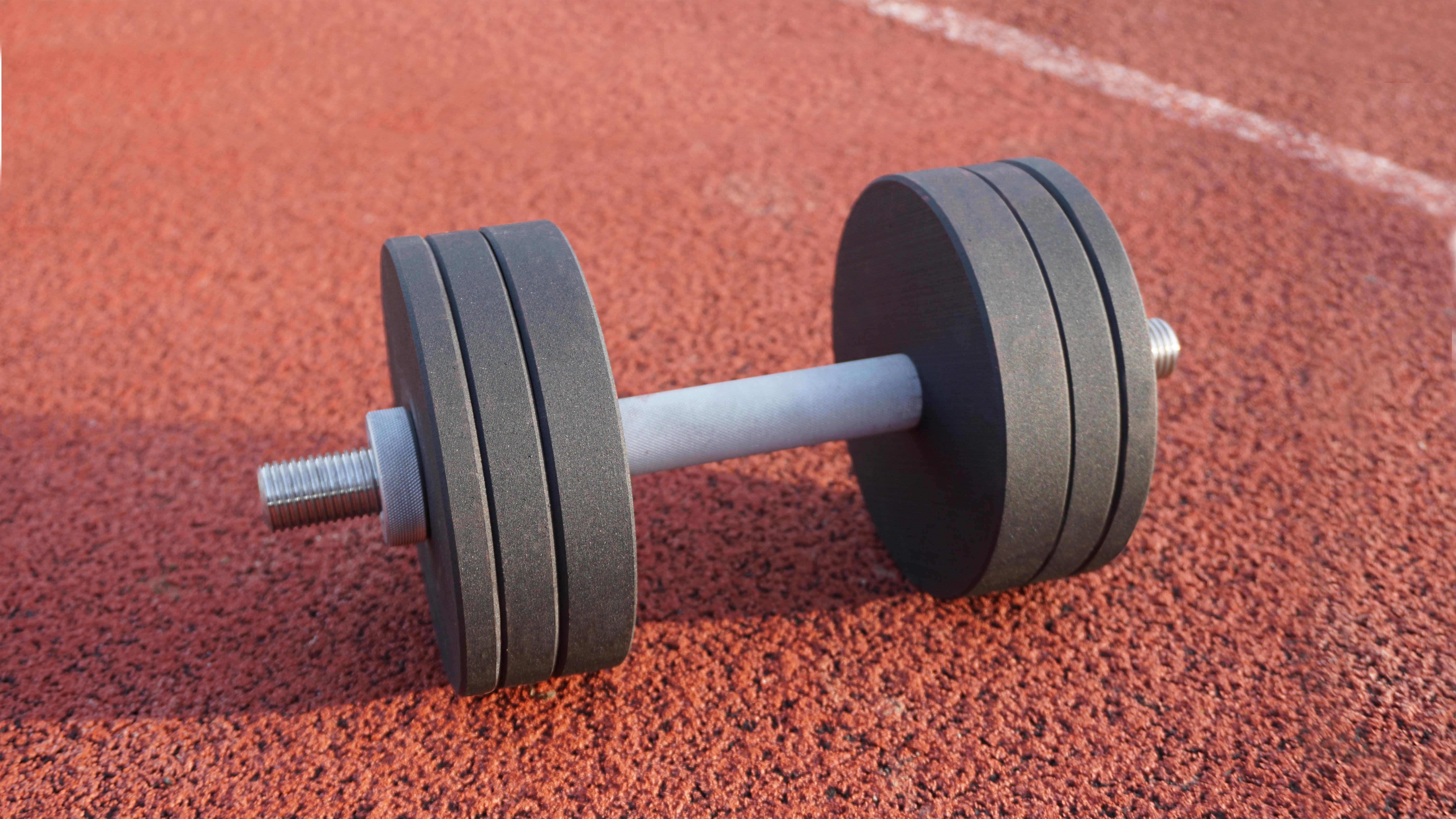 Гантель наборная ТокГанМал-0120 металлическая с покрытием 20 кг (14706343) - фото 5