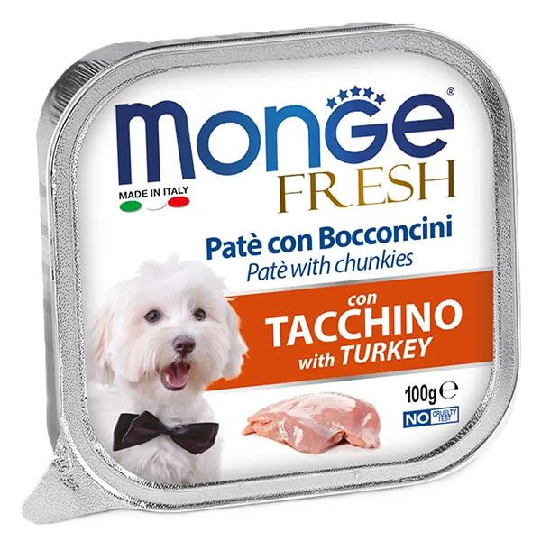 Корм для собак влажный Monge Dog Wet FRESH индейка 100 г (000025674)