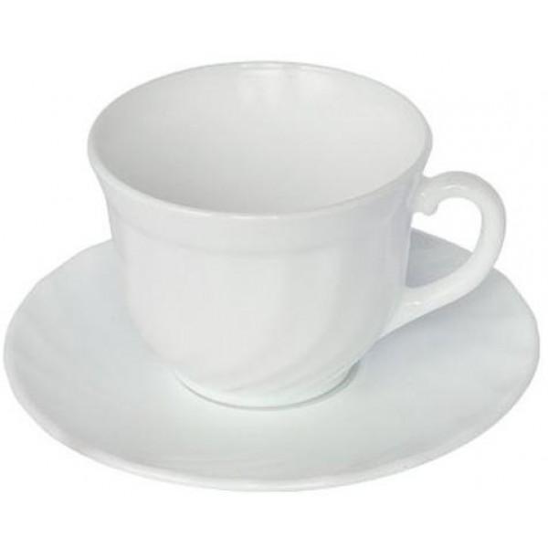 Набор чашек Luminarc trianon для чая на 6 персон 220 мл White (e8845) - фото 2