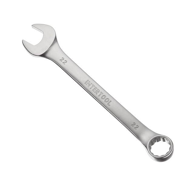 Ключ комбинированный Intertool Cr-V 22 мм (000026388)