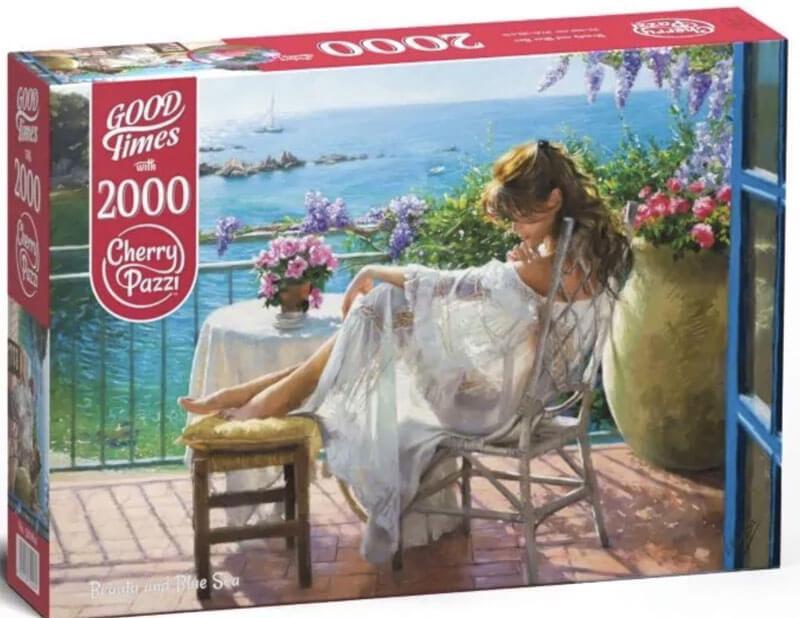 Пазли CherryPazzi 2000 Красуня та синє море 70x100 см (MTT-197476)
